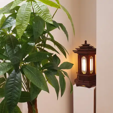 명균관 작명 철학원 상담실 내부의 전통 등과 화분